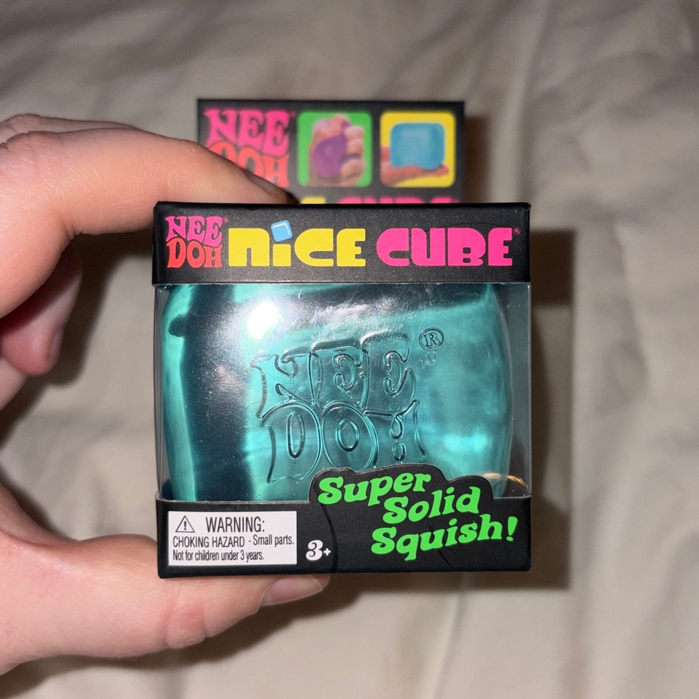 Trendy Brand New Blue Nee Doh Nice Cube Super Solid Squish🔥 - Picture 2 of 6